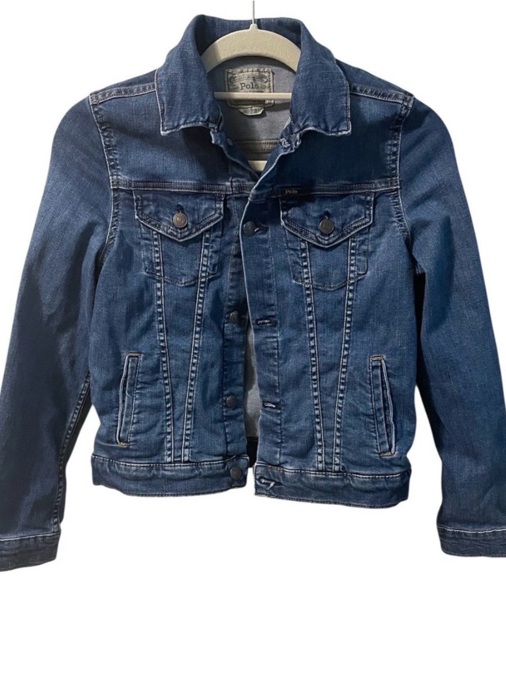 Polo‎ Ralph Lauren Denim Jean Jacket Girls Size 16 /Woman’s XS